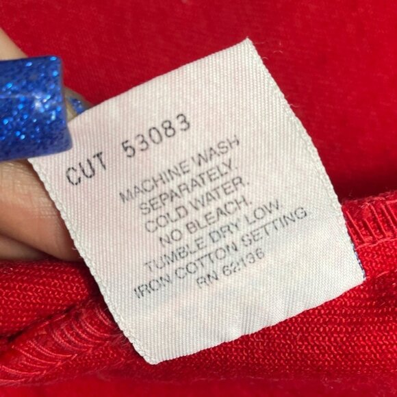 Vintage Guess Jeans Women's Button Down Red Denim Jean Jacket Sz M - Picture 12 of 13